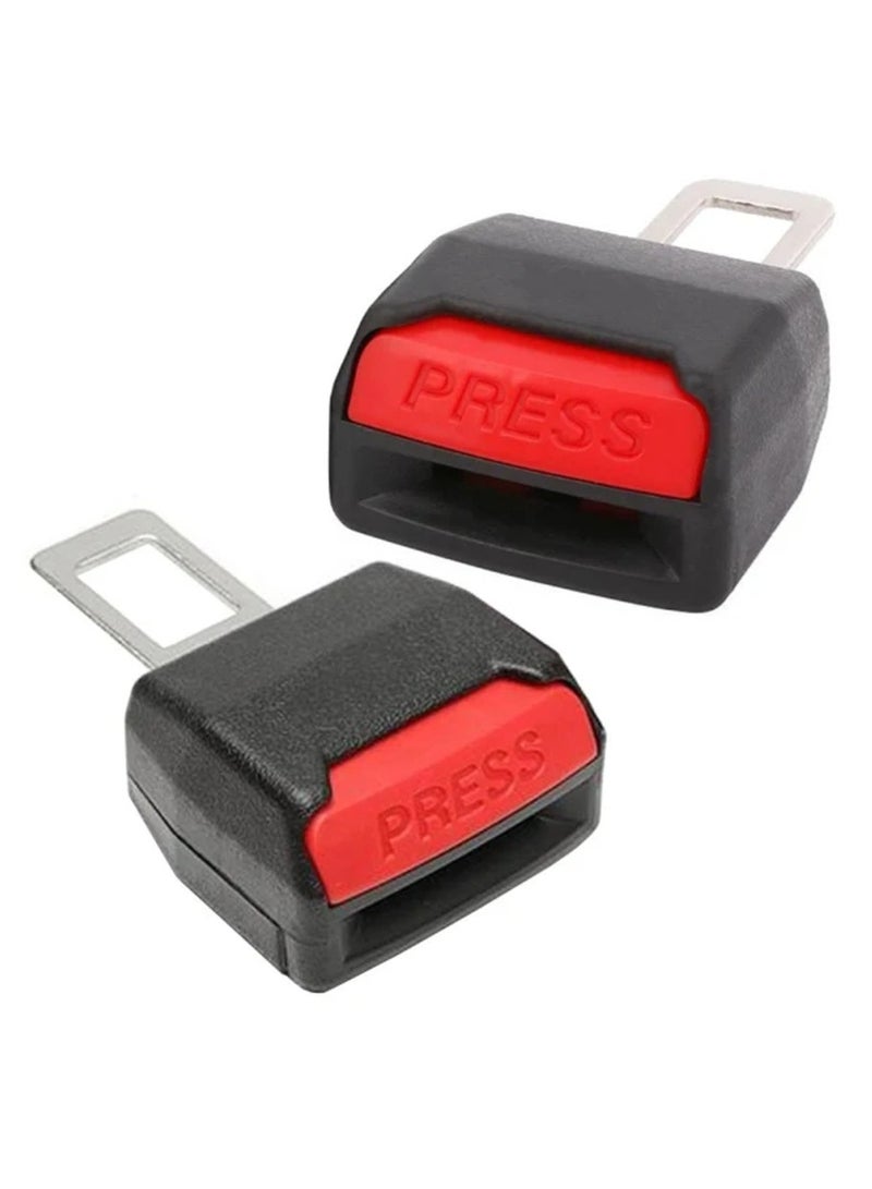 موردلي 2 قطعة مشبك حزام الأمان للسيارة، مشبك قفل حزام الأمان، مقبس إدخال سميك، مشبك أمان، ملحقات السيارة - Image 2